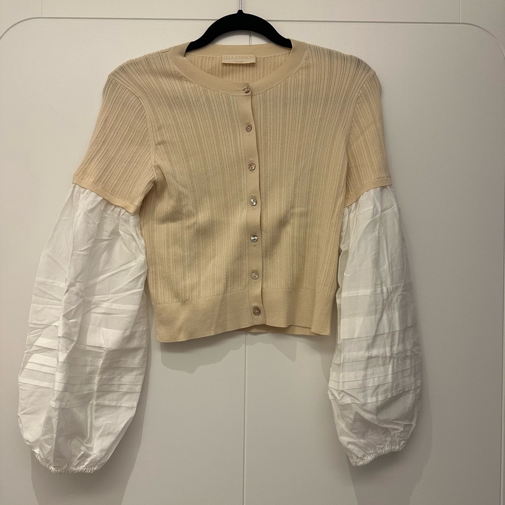 Ulla Johnson Cropped Sweater Top